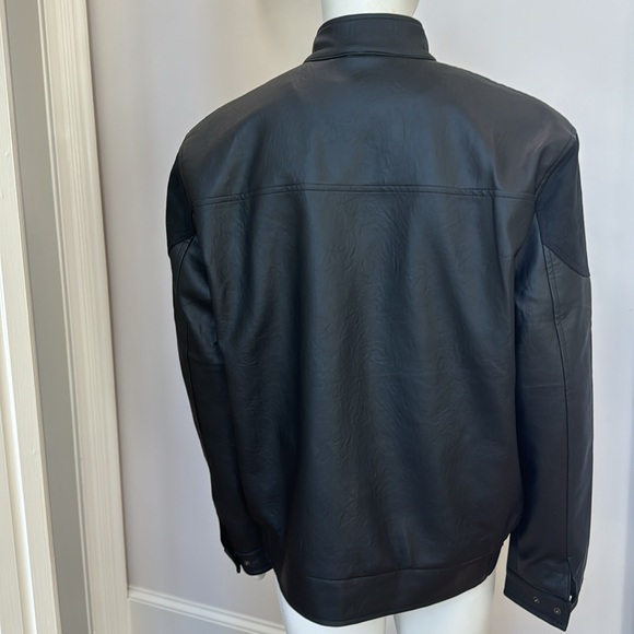F COLLECTION Men Leather Jacket.  New with Tag - Picture 6 of 12